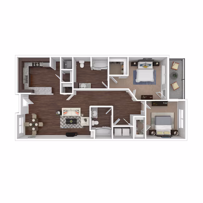 6th Street 5305 floor plan